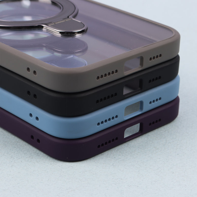قاب PC شفاف مگ سیف Eason Case استند شو محافظ لنزدار iPhone 12 Pro Max