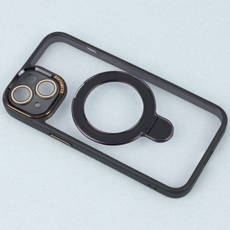 قاب PC شفاف مگ سیف Eason Case استند شو محافظ لنزدار iPhone 13