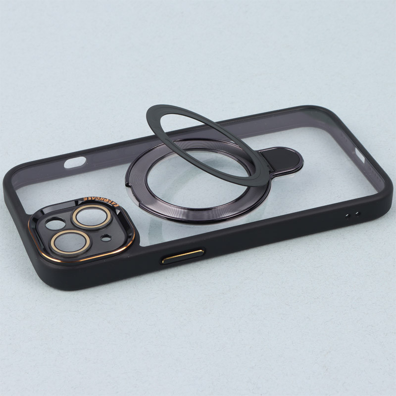 قاب PC شفاف مگ سیف Eason Case استند شو محافظ لنزدار iPhone 13