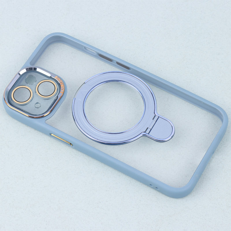 قاب PC شفاف مگ سیف Eason Case استند شو محافظ لنزدار iPhone 13