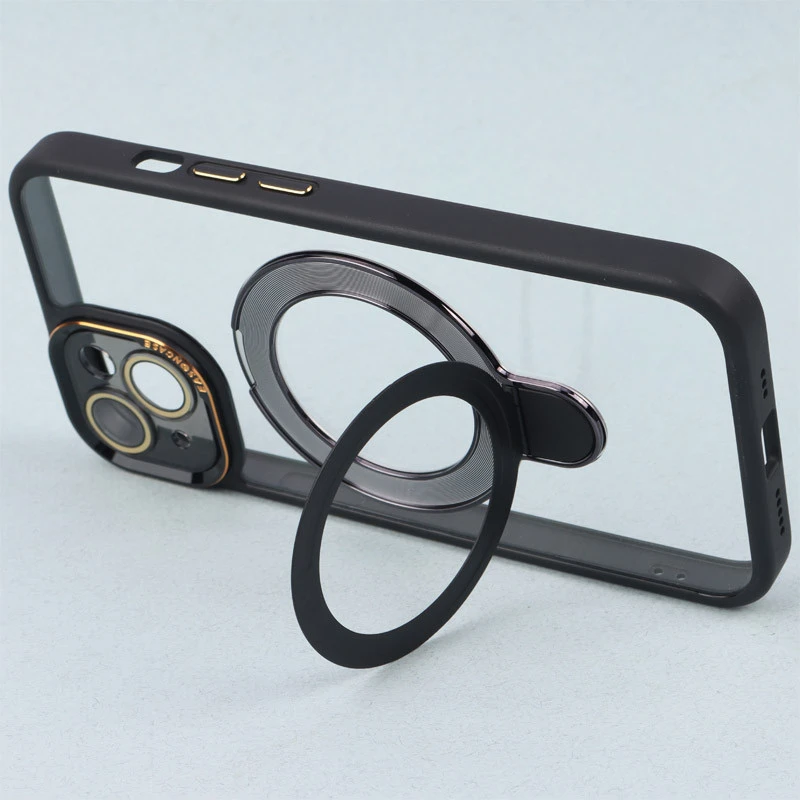 قاب PC شفاف مگ سیف Eason Case استند شو محافظ لنزدار iPhone 13