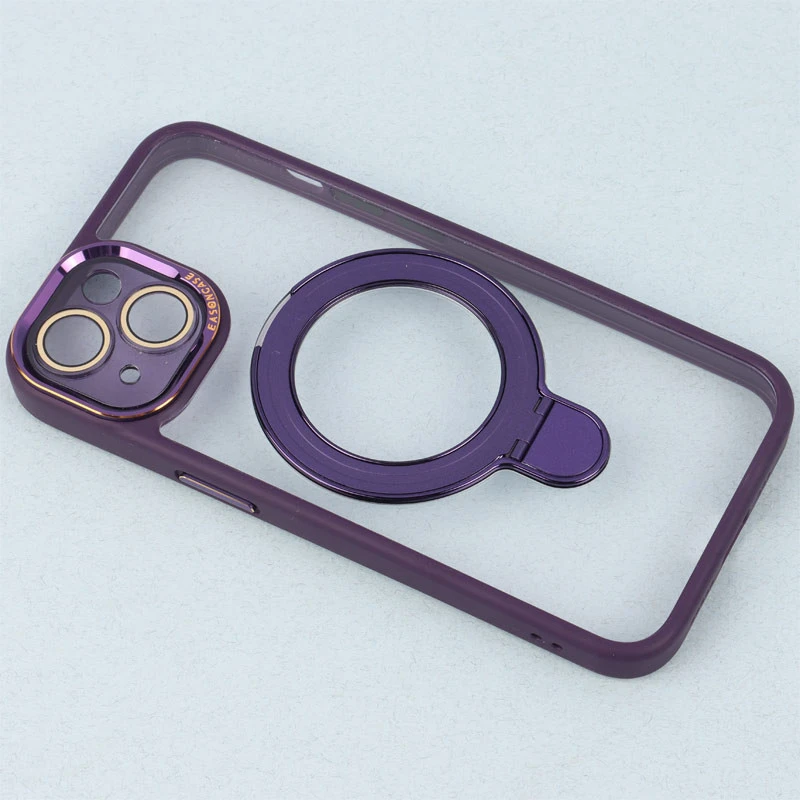 قاب PC شفاف مگ سیف Eason Case استند شو محافظ لنزدار iPhone 13