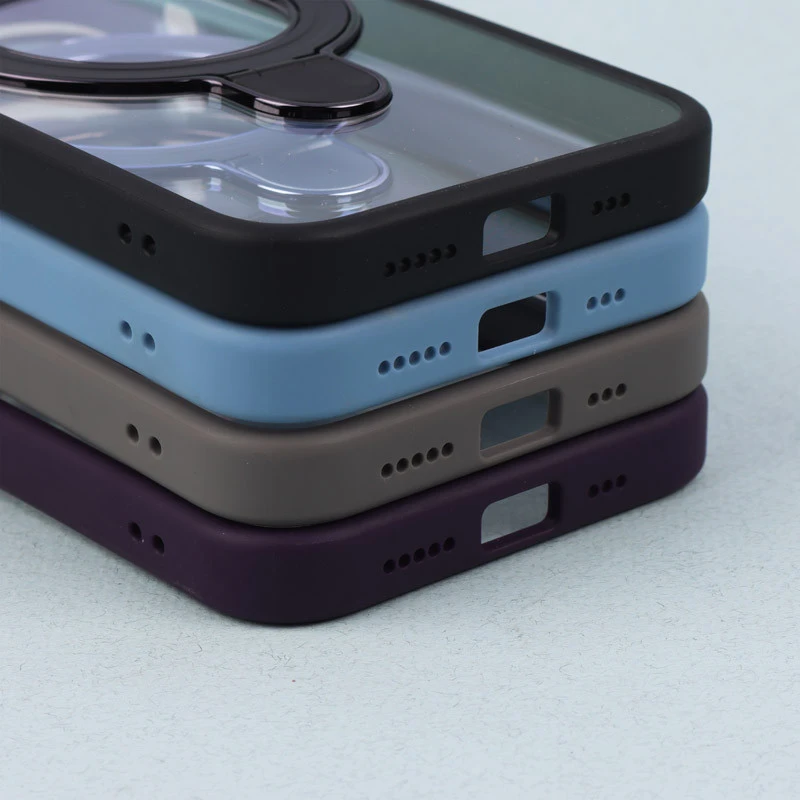 قاب PC شفاف مگ سیف Eason Case استند شو محافظ لنزدار iPhone 13