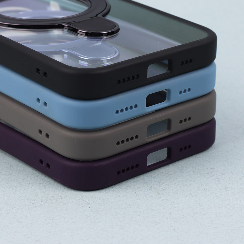 قاب PC شفاف مگ سیف Eason Case استند شو محافظ لنزدار iPhone 13