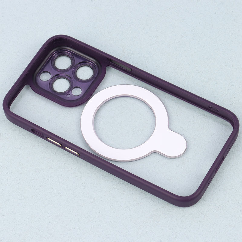 قاب PC شفاف مگ سیف Eason Case استند شو محافظ لنزدار iPhone 13 Pro