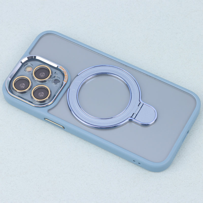 قاب PC شفاف مگ سیف Eason Case استند شو محافظ لنزدار iPhone 13 Pro