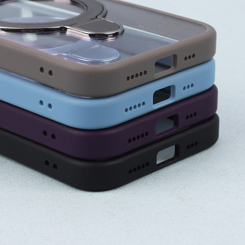 قاب PC شفاف مگ سیف Eason Case استند شو محافظ لنزدار iPhone 13 Pro