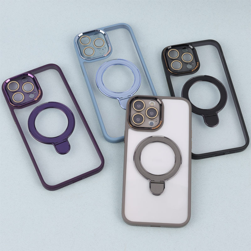 قاب PC شفاف مگ سیف Eason Case استند شو محافظ لنزدار iPhone 13 Pro Max