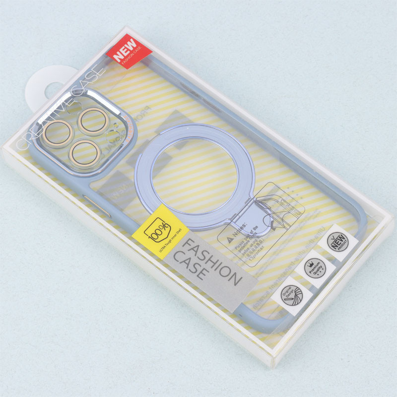 قاب PC شفاف مگ سیف Eason Case استند شو محافظ لنزدار iPhone 13 Pro Max
