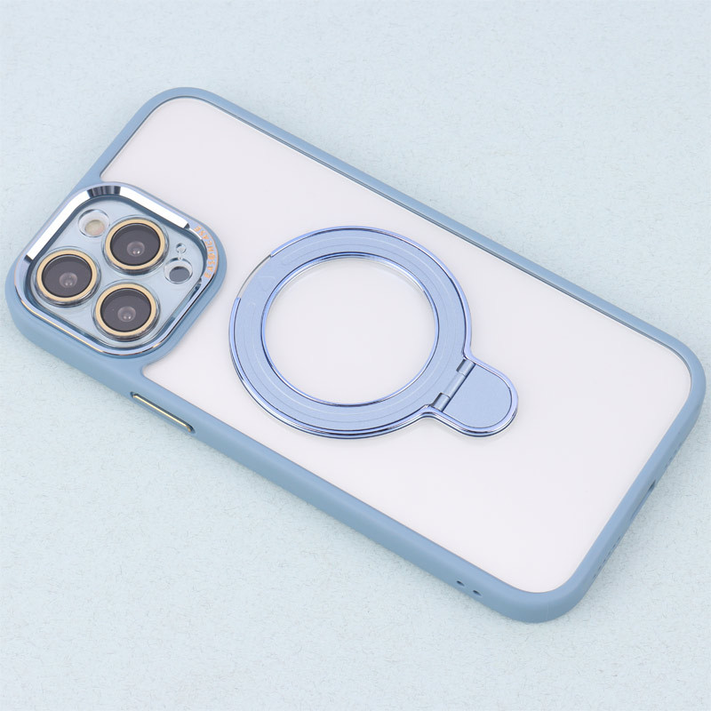 قاب PC شفاف مگ سیف Eason Case استند شو محافظ لنزدار iPhone 13 Pro Max
