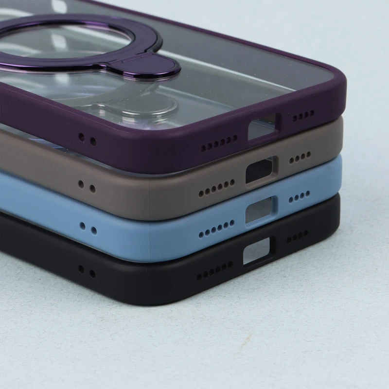 قاب PC شفاف مگ سیف Eason Case استند شو محافظ لنزدار iPhone 13 Pro Max