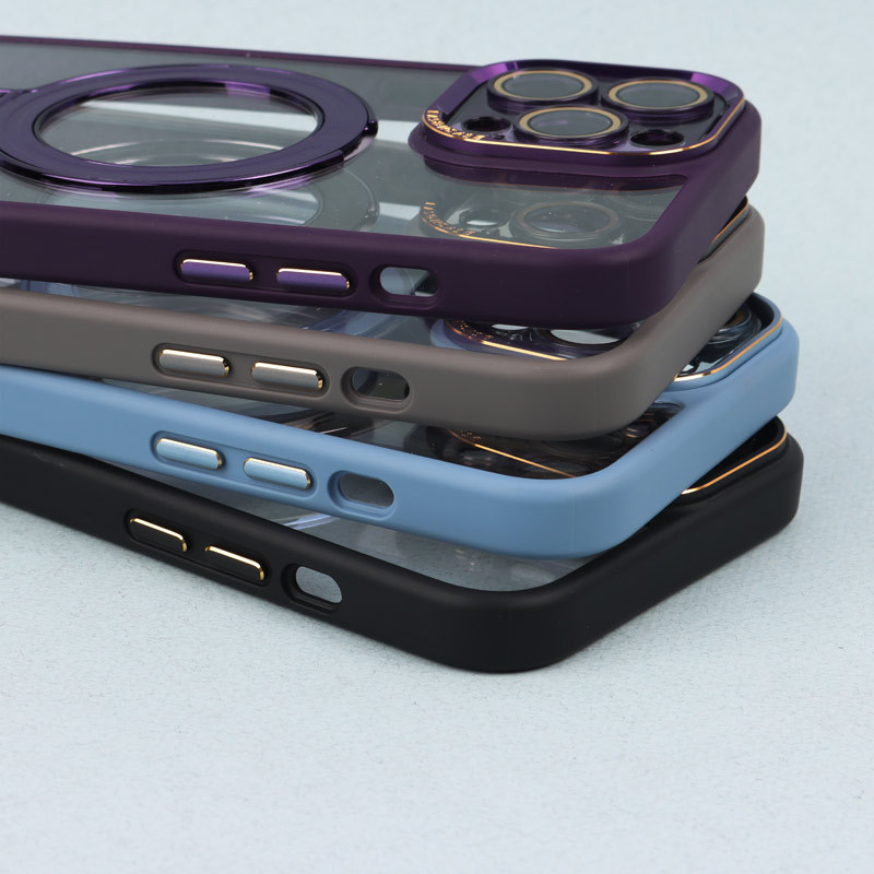 قاب PC شفاف مگ سیف Eason Case استند شو محافظ لنزدار iPhone 13 Pro Max