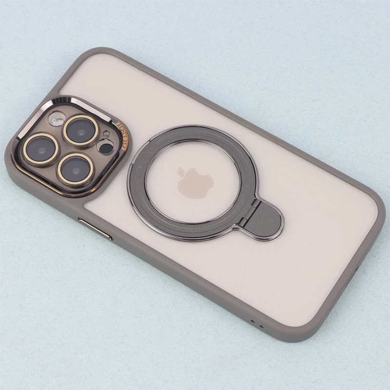 قاب PC شفاف مگ سیف Eason Case استند شو محافظ لنزدار iPhone 14 Pro Max