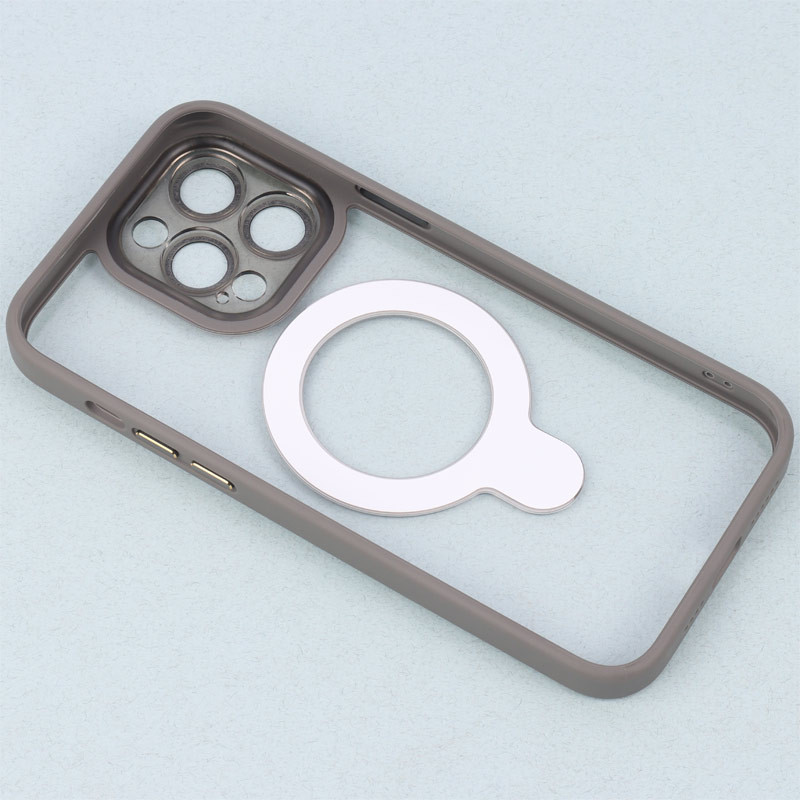 قاب PC شفاف مگ سیف Eason Case استند شو محافظ لنزدار iPhone 14 Pro Max