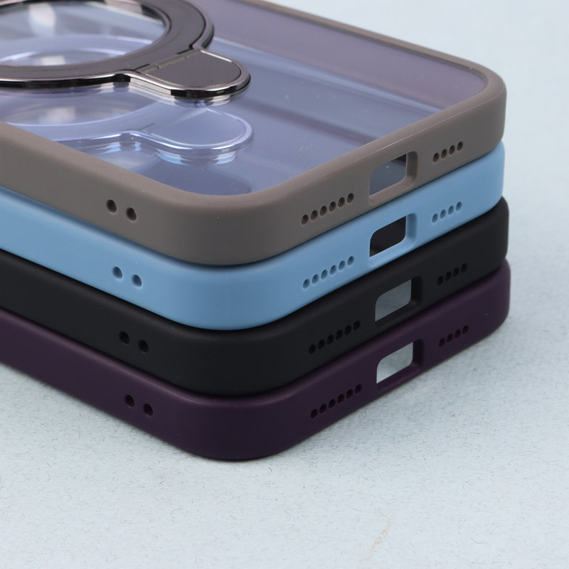 قاب PC شفاف مگ سیف Eason Case استند شو محافظ لنزدار iPhone 14 Pro Max