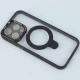 قاب PC شفاف مگ سیف Eason Case استند شو محافظ لنزدار iPhone 15 Pro Max