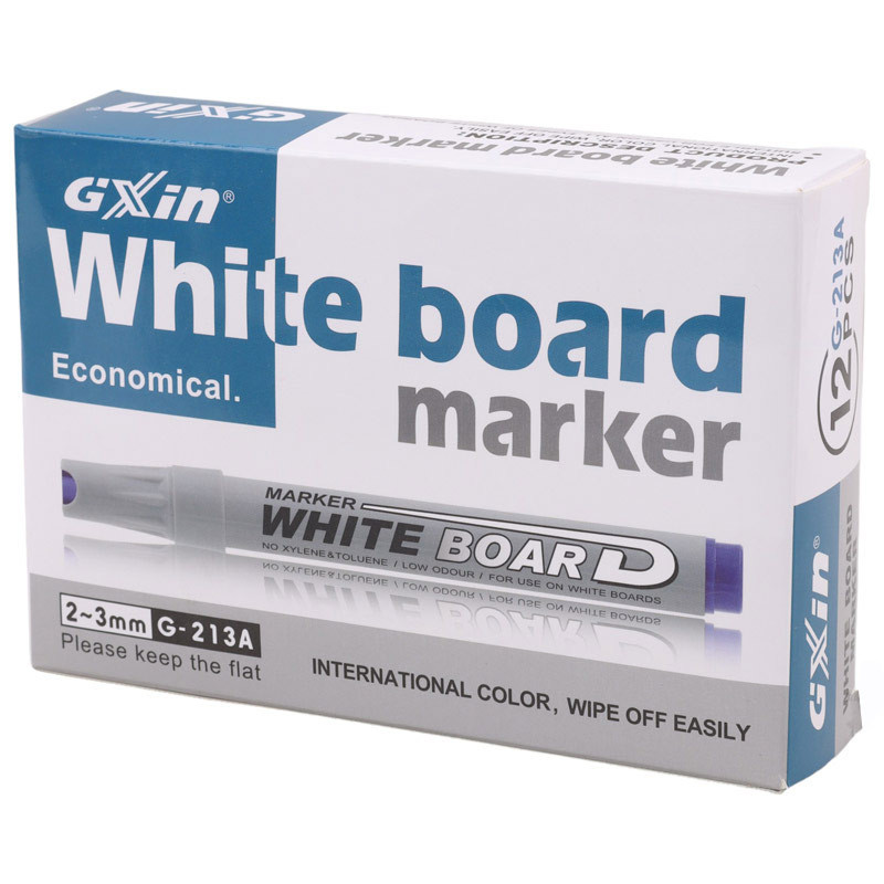 ماژیک وایت برد جیکسین نوک گرد Gxin G-213A بسته 12 عددی