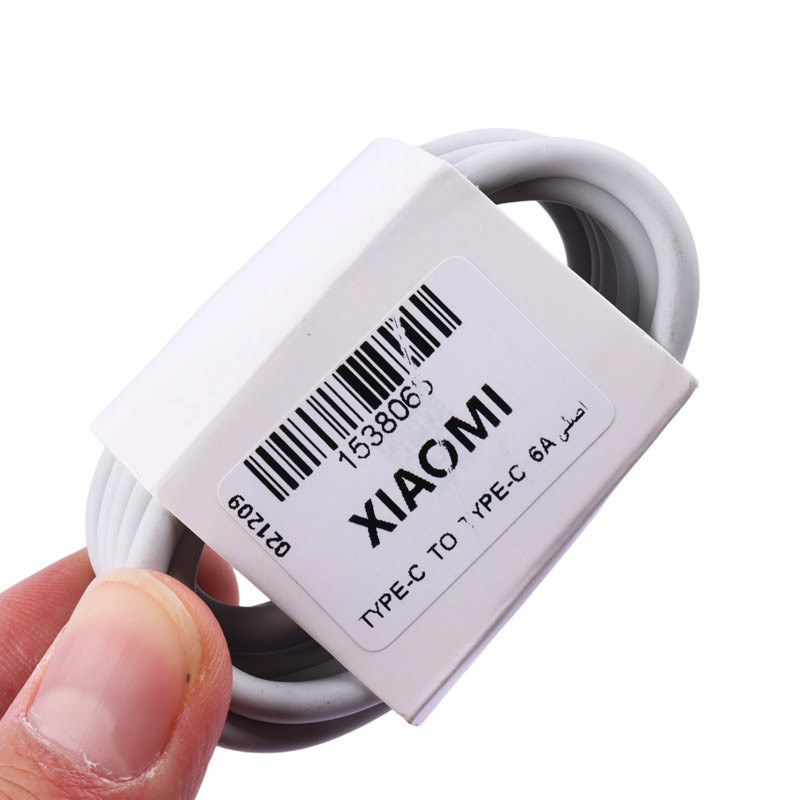 کابل تبدیل Xiaomi Type-C to Type-C 6A 1m