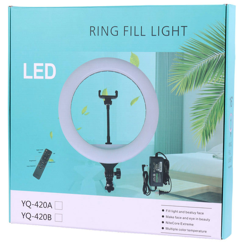 رینگ لایت “Ring Fill Light YQ-420A 16