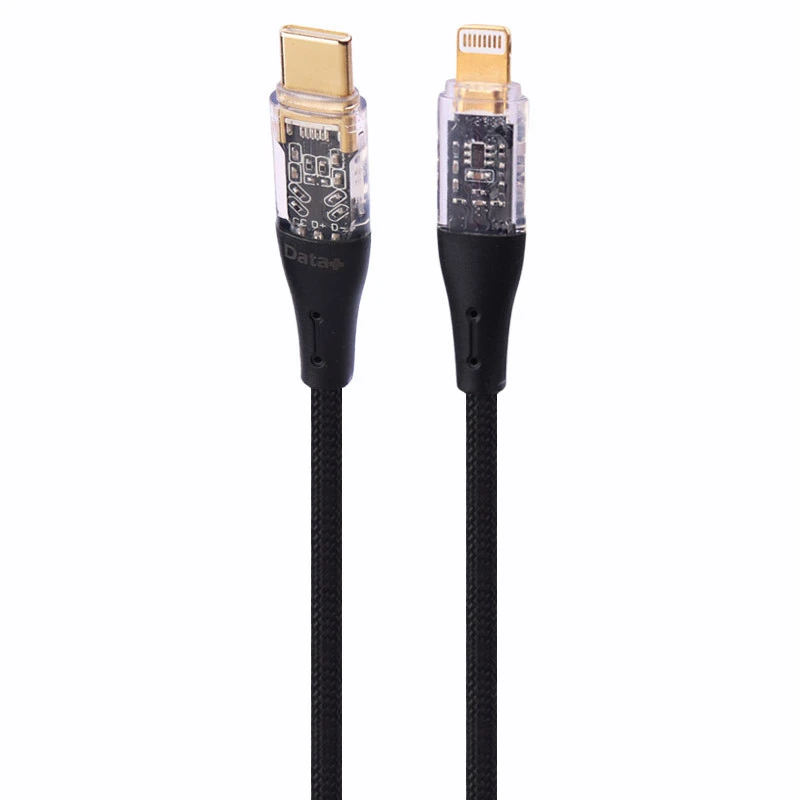 کابل تبدیل فست شارژ Data+ Royal DP-R320 Type-C to Lightning PD 30W 3A 1m