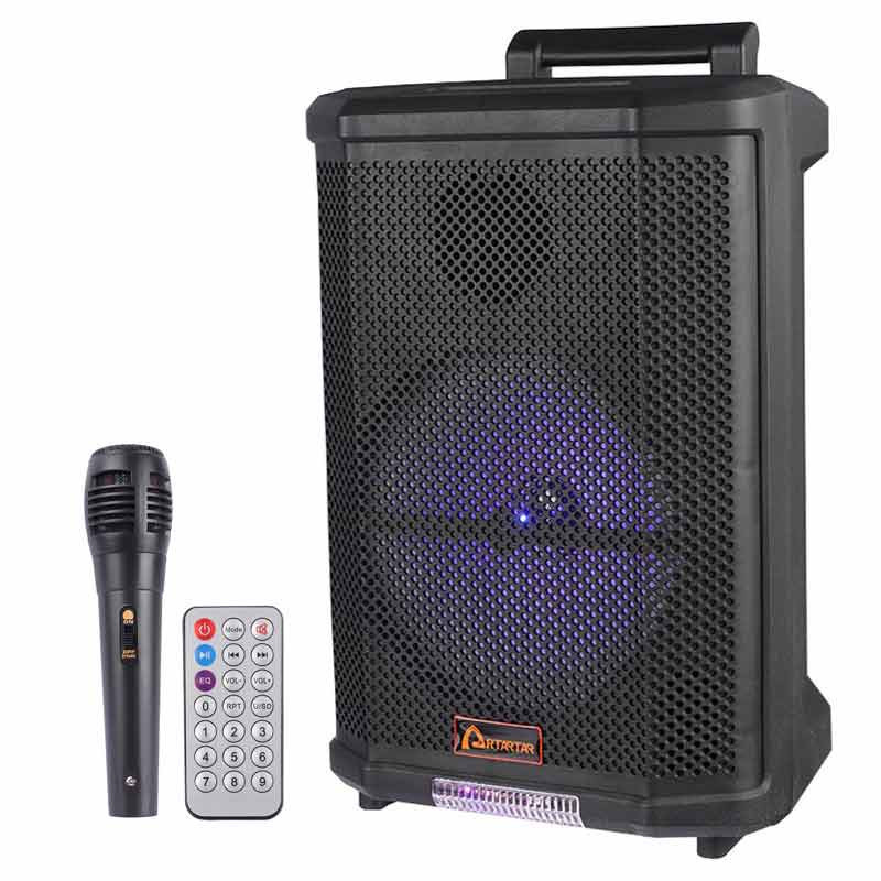 اسپیکر بلوتوثی رم و فلش خور Artartar TMW-408L + میکروفون و ریموت کنترل