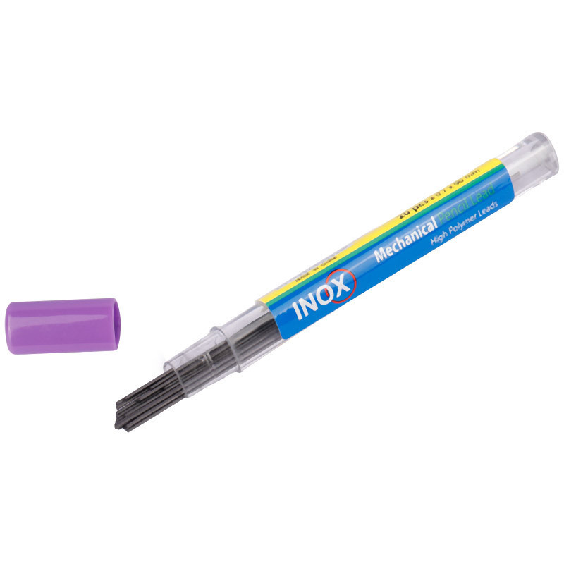 نوک مداد نوکی Inox 0.7mm 2B بسته 12 عددی