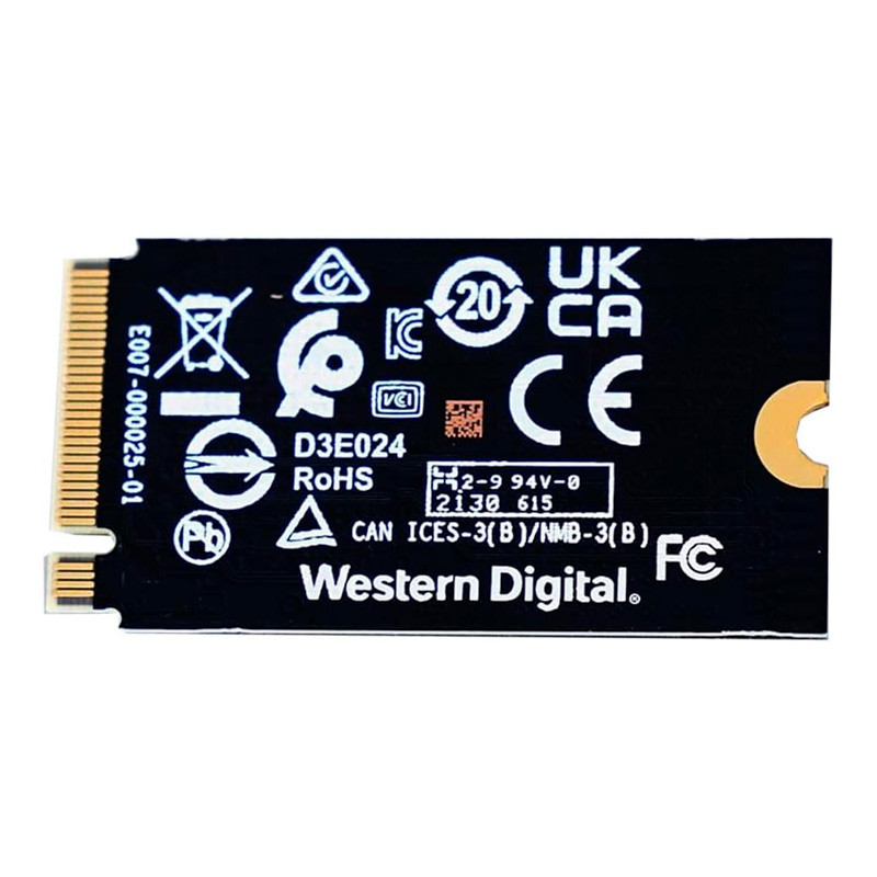 حافظه SSD وسترن دیجیتال Western Digital SN740 512GB M.2 استوک