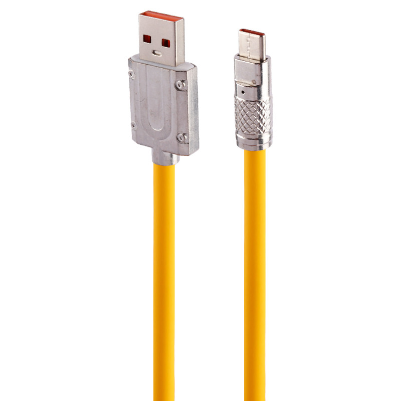 کابل تایپ سی فست شارژ Firstyou FY-001 6A 120W 1m