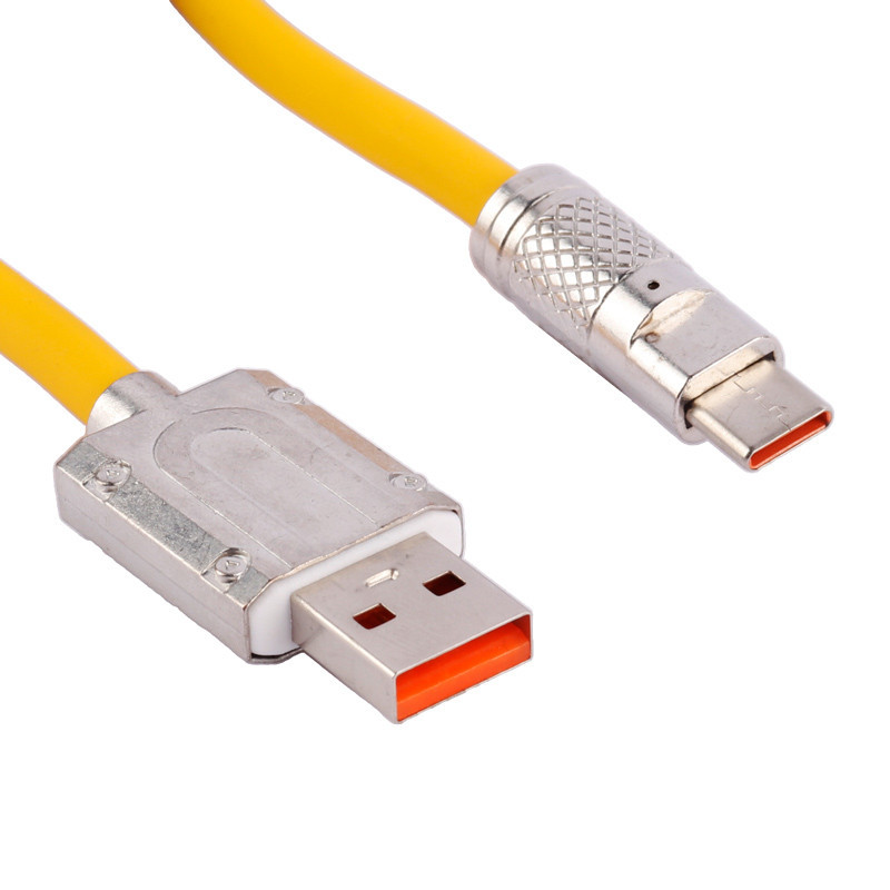کابل تایپ سی فست شارژ Firstyou FY-001 6A 120W 1m