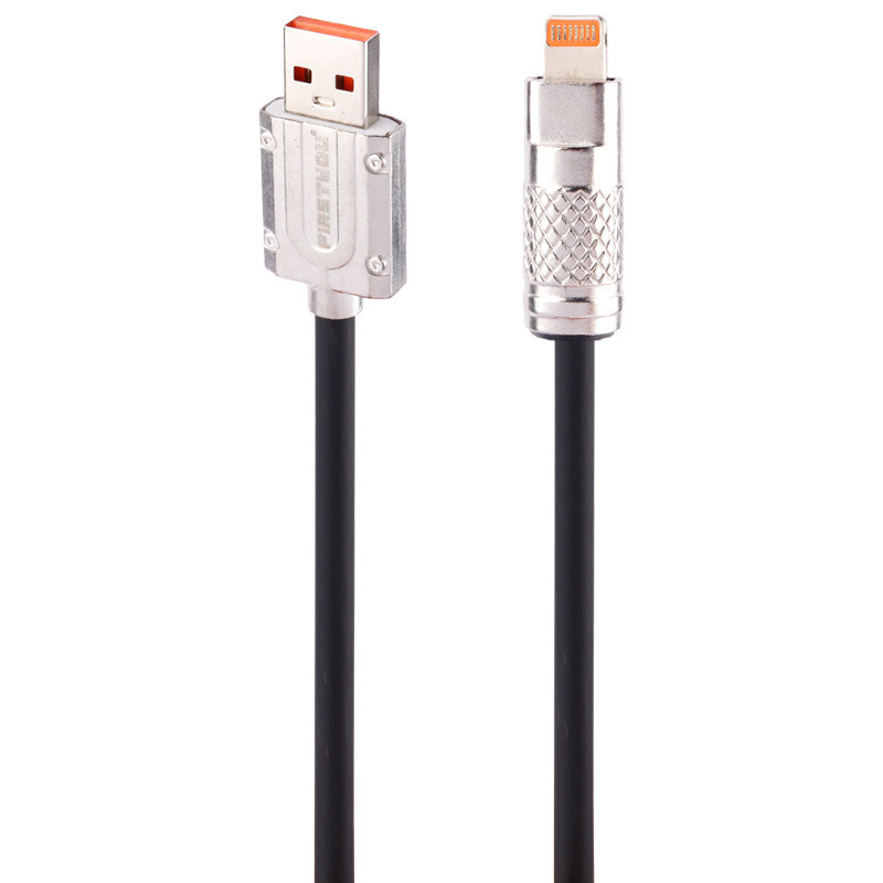 کابل آیفونی فست شارژ Firstyou FY-001 6A 120W 1m