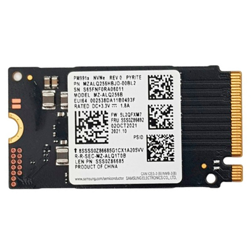 حافظه SSD سامسونگ Samsung MZ-ALQ256B 256GB M.2 استوک