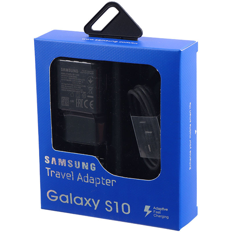 شارژر دیواری فست شارژ Samsung Galaxy S10 EP-TA200 + کابل Type-C