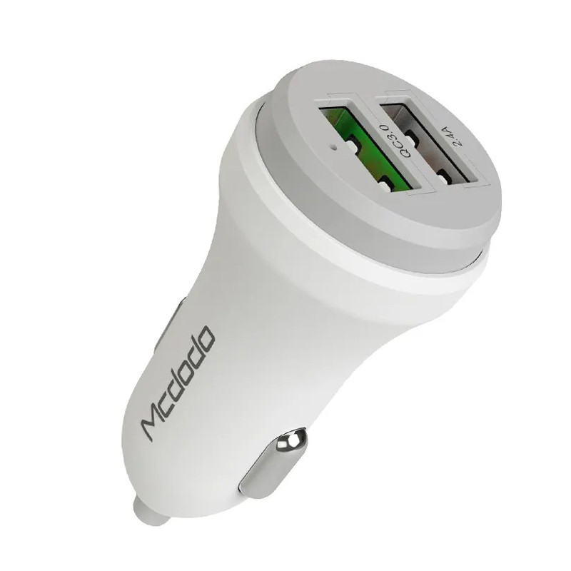 شارژر فندکی فست شارژ Mcdodo CC-3840 QC3.0 2.4A 30W