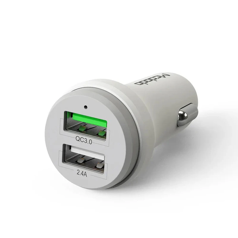 شارژر فندکی فست شارژ Mcdodo CC-3840 QC3.0 2.4A 30W