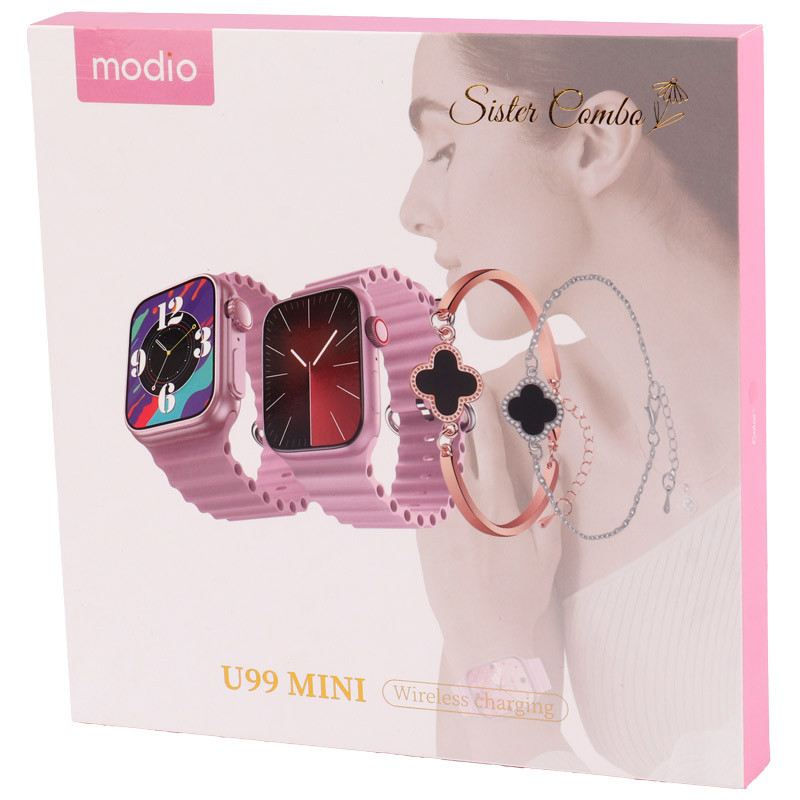 پکیج ساعت هوشمند و دستبند Modio U99 Mini 40mm
