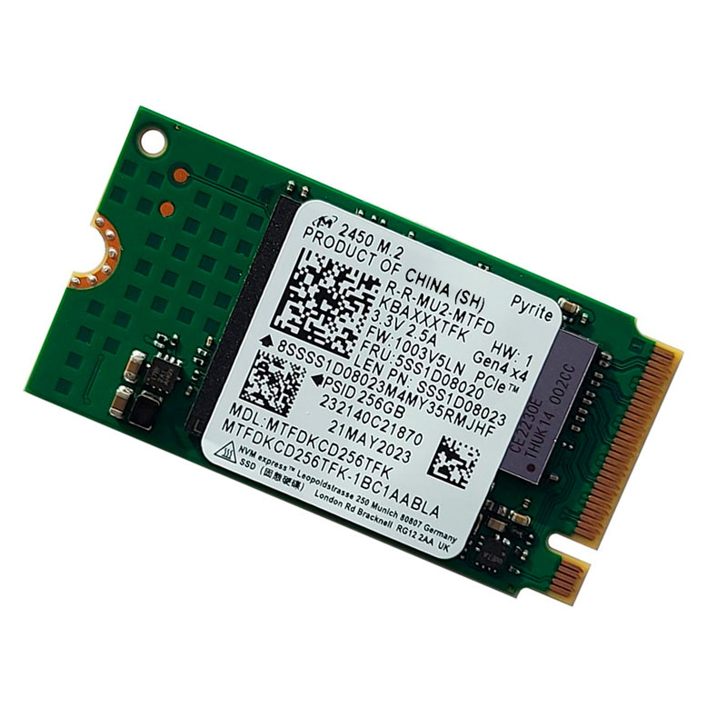 حافظه SSD میکرون Micron MTFDKCD256TFK 256GB M.2 استوک