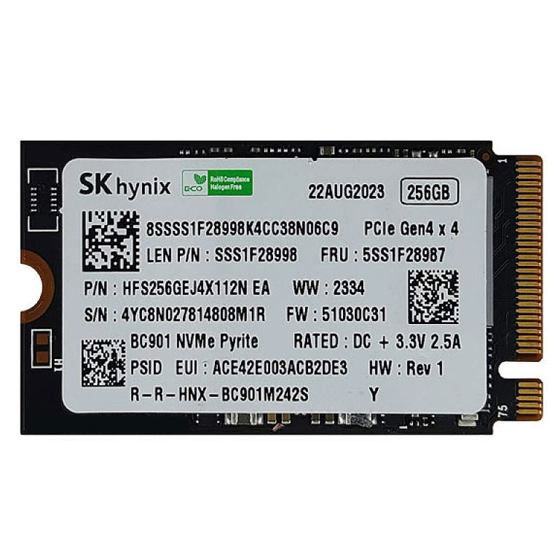 حافظه SSD اس کی هاینیکس SK Hynix SSS1F28998 256GB M.2 استوک