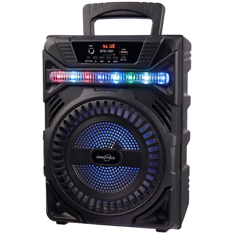 اسپیکر بلوتوثی رم و فلش خور Greatnice GTS-1301 + میکروفون و ریموت کنترل