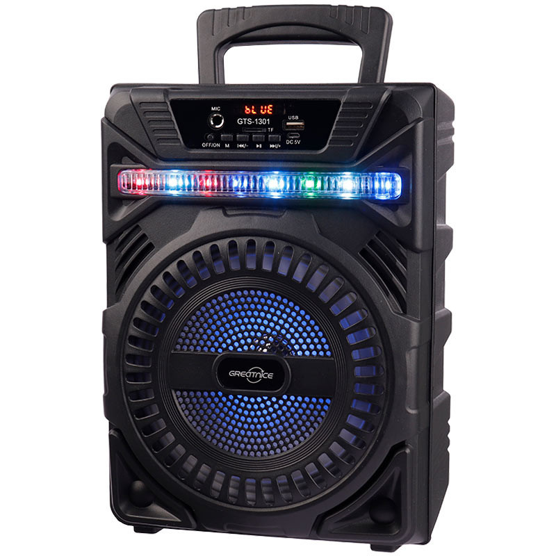 اسپیکر بلوتوثی رم و فلش خور Greatnice GTS-1301 + میکروفون و ریموت کنترل