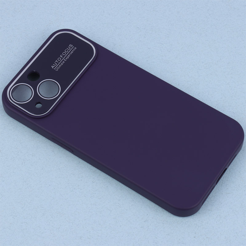 قاب سیلیکونی Auto Focus محافظ لنزدار iPhone 13