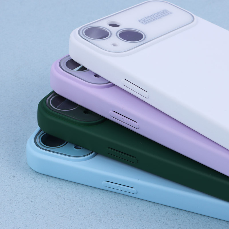 قاب سیلیکونی Auto Focus محافظ لنزدار iPhone 13
