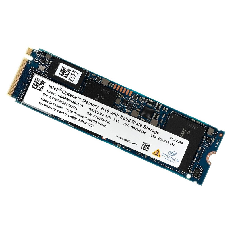 حافظه SSD اینتل Intel Optane H10 256GB M.2 استوک
