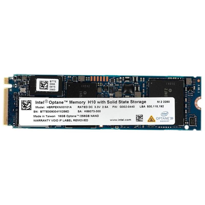 حافظه SSD اینتل Intel Optane H10 256GB M.2 استوک