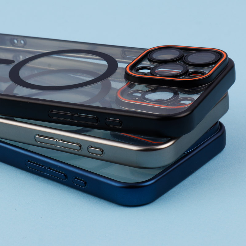 قاب مگ سیف اورجینال الکتروپلیت BIGC محافظ لنزدار iPhone 15 Pro Max