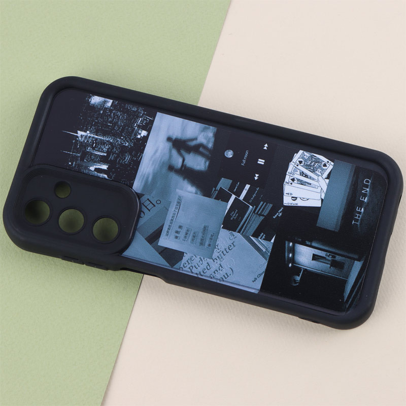 قاب سولید طرح دار محافظ لنزدار Samsung Galaxy A25