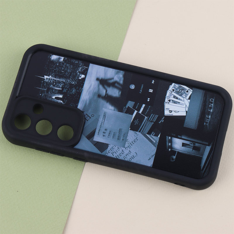 قاب سولید طرح دار محافظ لنزدار Samsung Galaxy A55