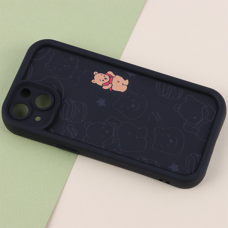قاب سولید طرح دار محافظ لنزدار iPhone 13