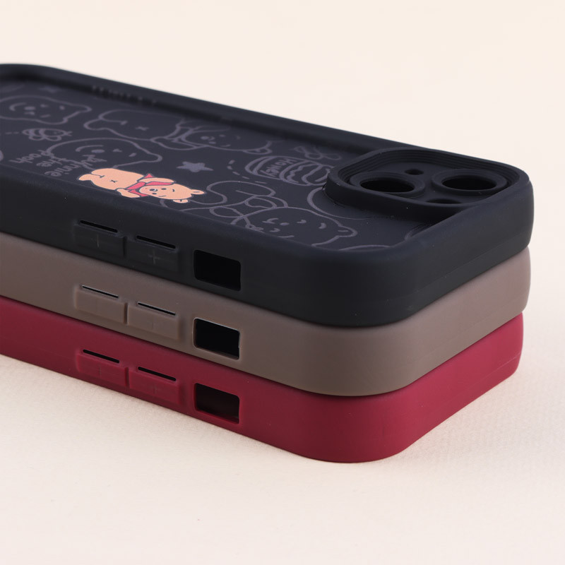قاب سولید طرح دار محافظ لنزدار iPhone 13