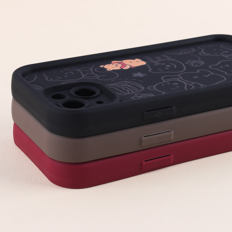 قاب سولید طرح دار محافظ لنزدار iPhone 13