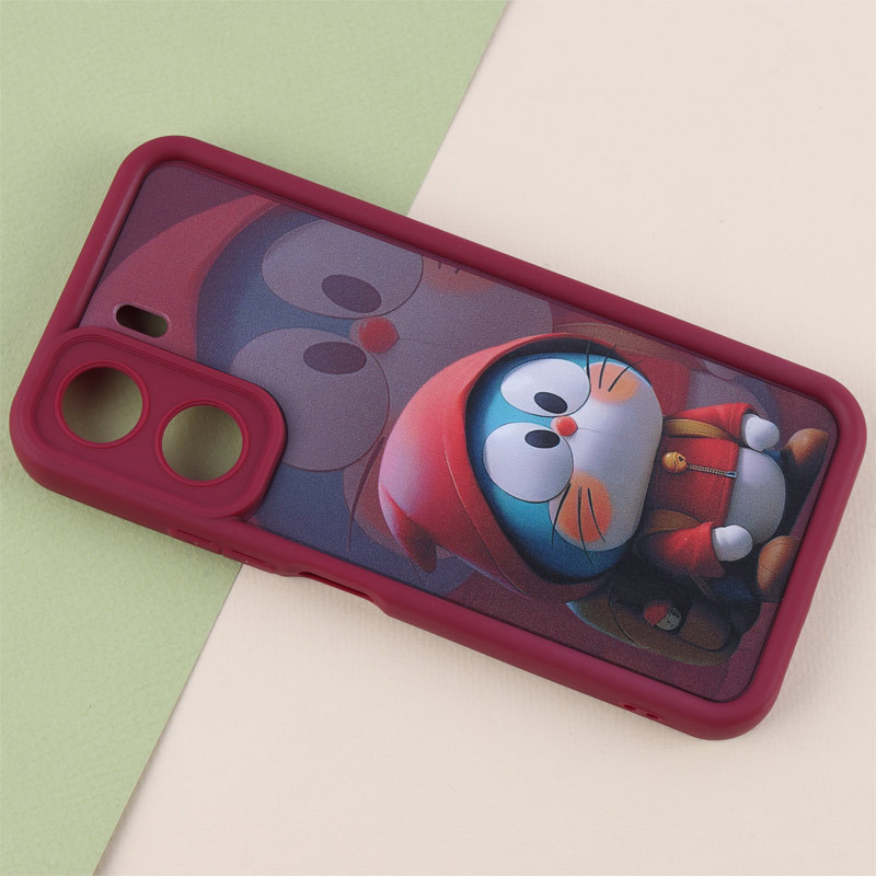 قاب سولید طرح دار محافظ لنزدار Xiaomi Redmi 13C / Poco C65